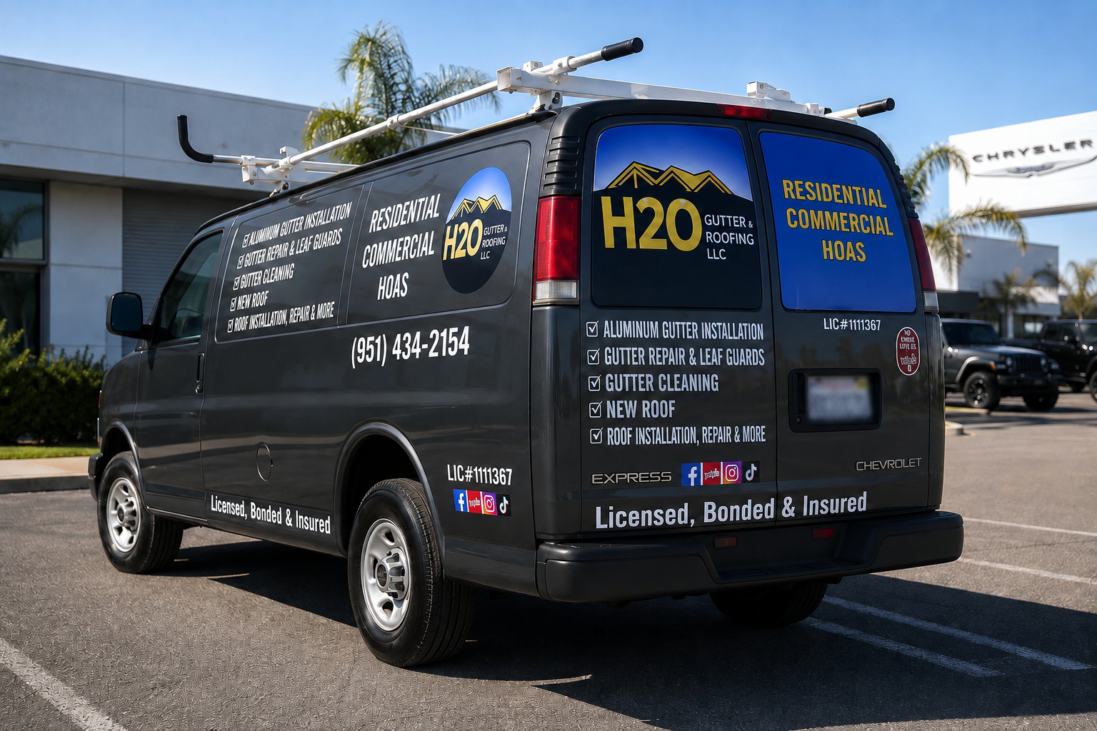 H2O Gutter & Roofing project