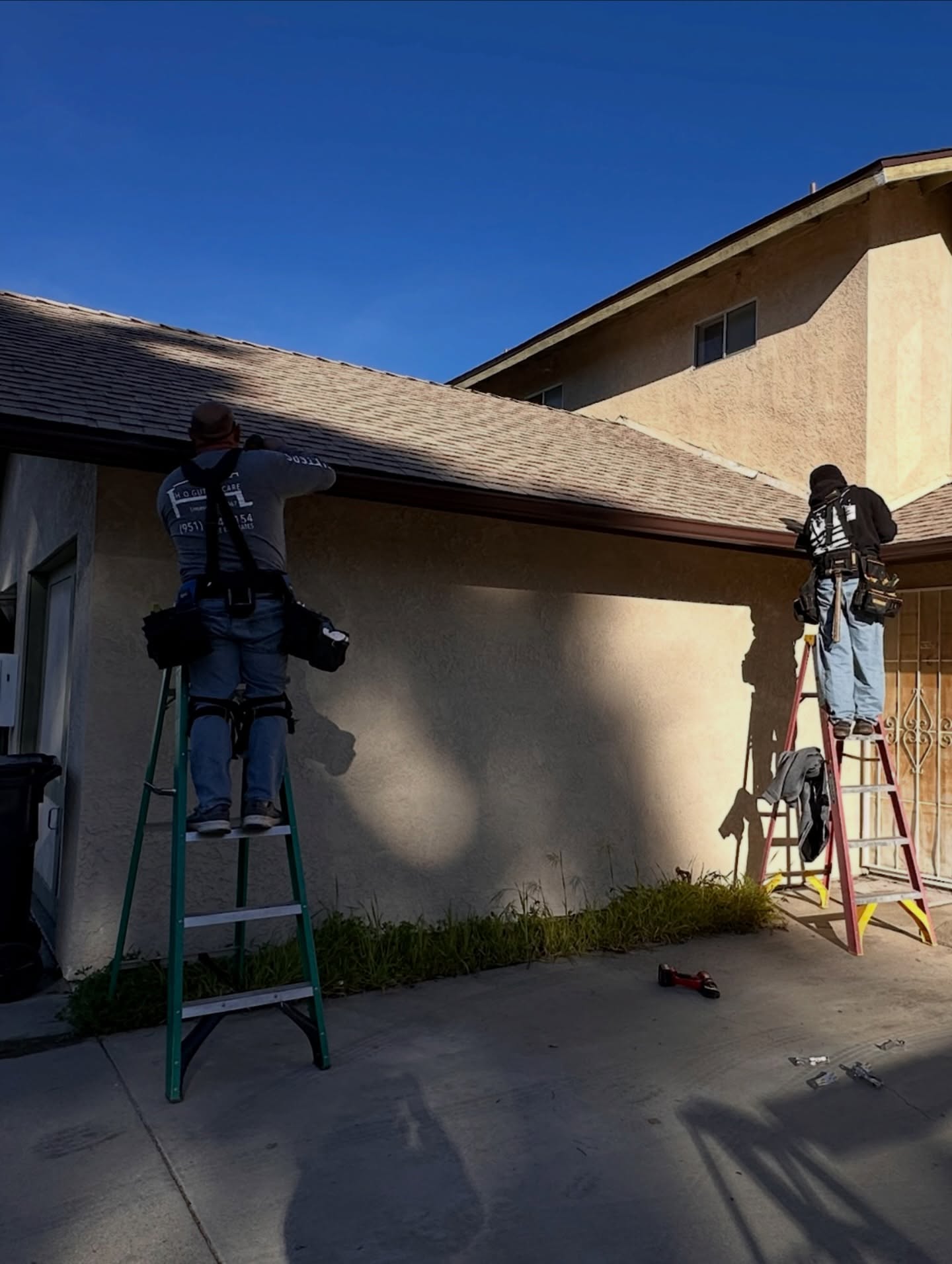 Residential roofing project